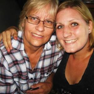 This is ME...September 14, 2014...Yes, and I am looking good at 64...LOL...with my dear daughter, Lara.